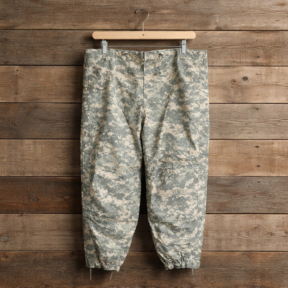 US Army ECWCS Gen‎ III Gore-Tex Camo Trousers Mens XL Reg Level 6 Rain Pants
